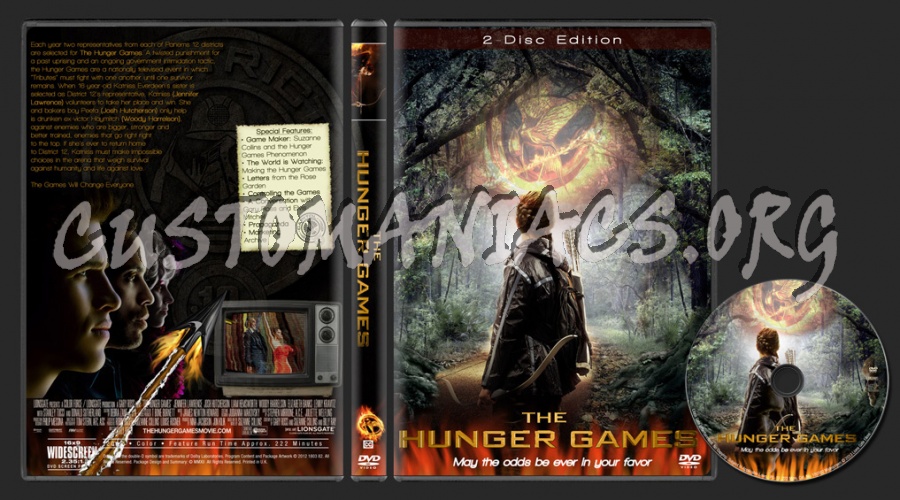 The Hunger Games 2012 dvd cover