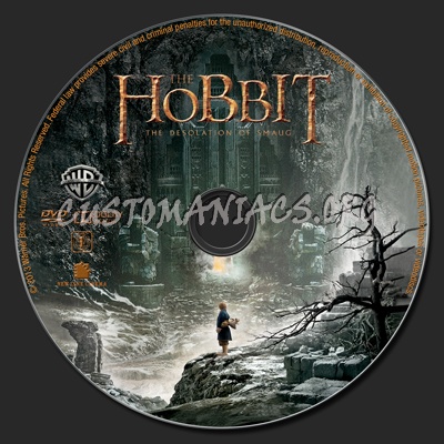 The Hobbit: The Desolation of Smaug dvd label