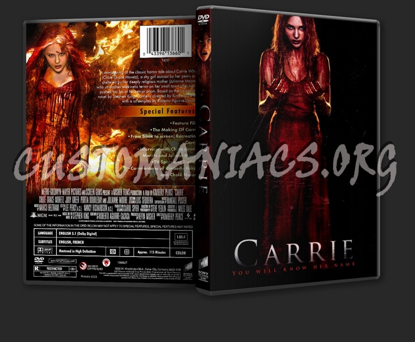 Carrie (2013) dvd cover