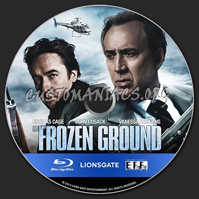 The Frozen Ground blu-ray label