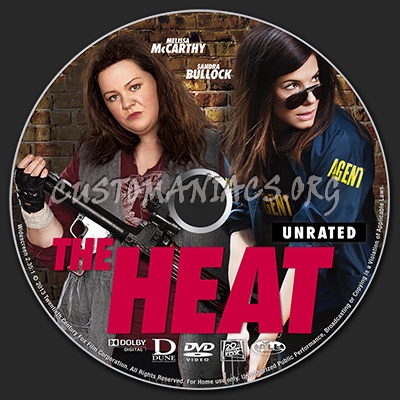 The Heat dvd label