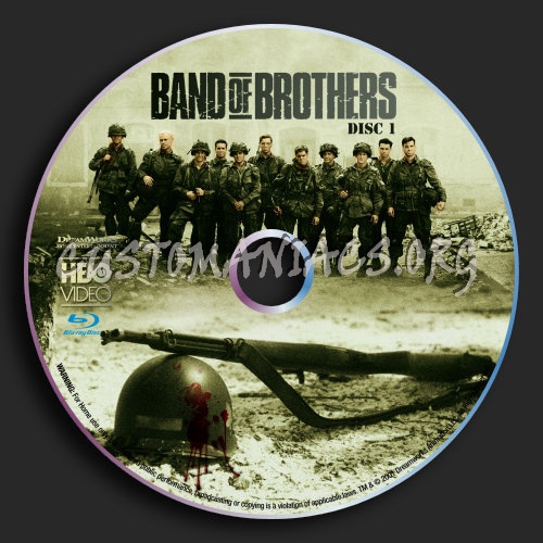Band Of Brothers blu-ray label