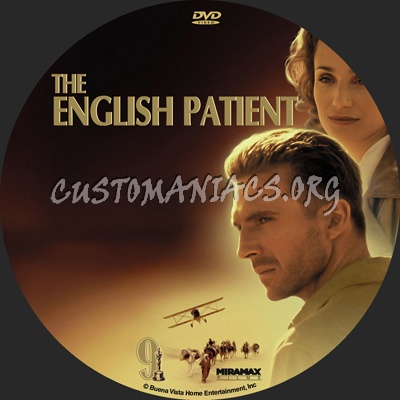 The English Patient dvd label