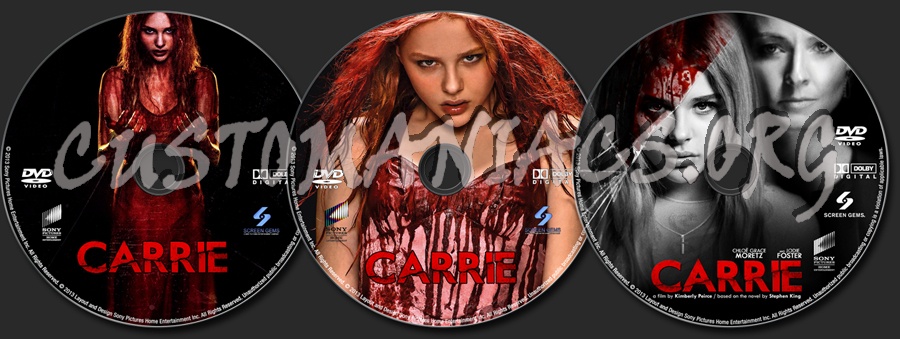 Carrie dvd label