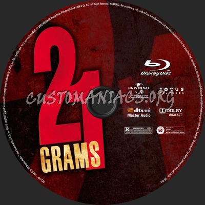 21 Grams blu-ray label