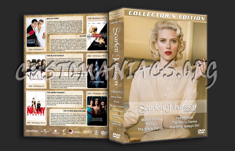 Scarlett Johansson Collection 3 dvd cover