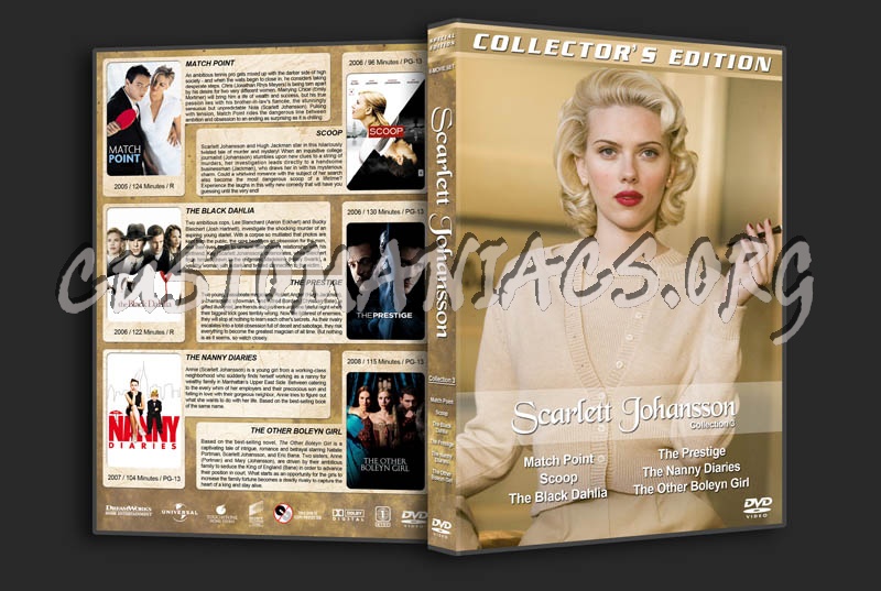 Scarlett Johansson Collection 3 dvd cover