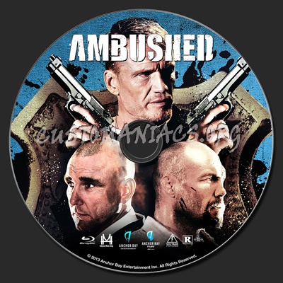 Ambushed (2013) blu-ray label