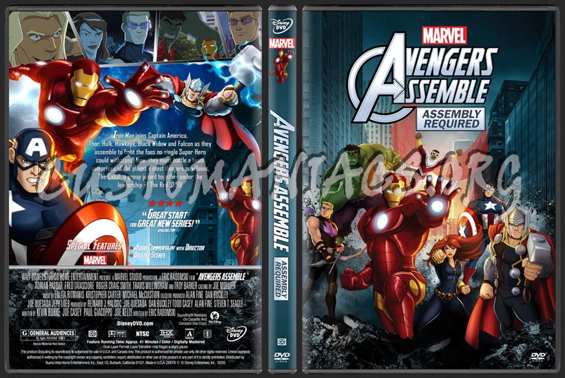 Marvel's Avengers Assemble: Assembly Required dvd cover