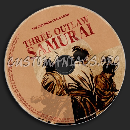 596 - Three Outlaw Samurai dvd label