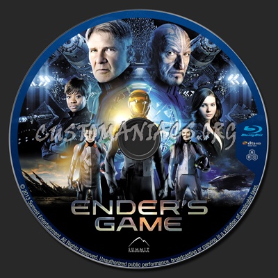 Ender's Game blu-ray label