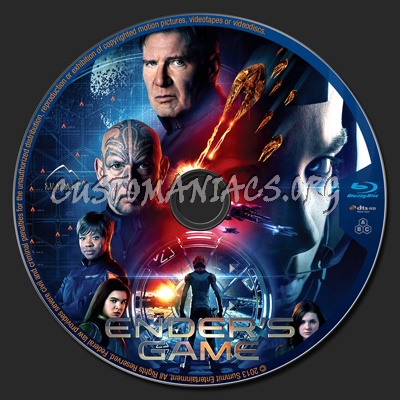 Ender's Game blu-ray label