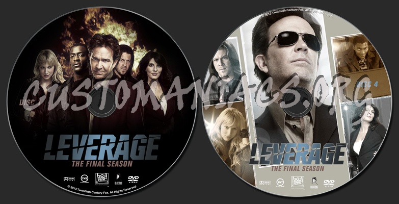 Leverage The Final Season (Season 5) dvd label
