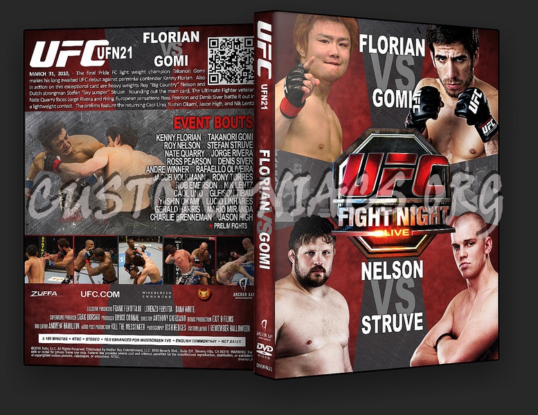 UFC UFN 21: Florian vs. Gomi dvd cover
