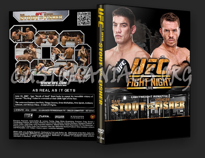 UFC UFN 10: Stout vs. Fisher dvd cover