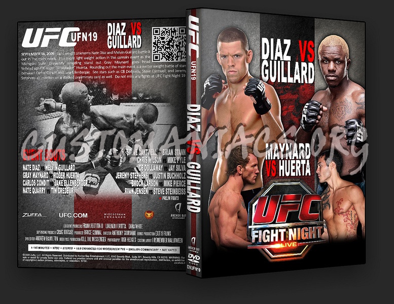UFC UFN 19: Diaz vs. Guillard dvd cover