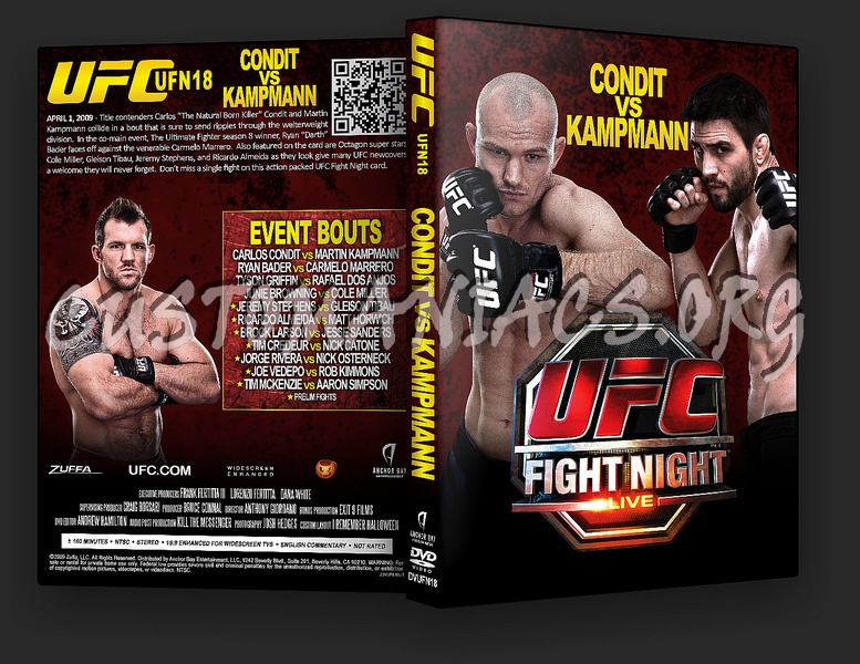 UFC UFN 18: Condit vs. Kampmann dvd cover