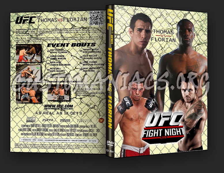 UFC UFN 11: Thomas vs. Florian dvd cover