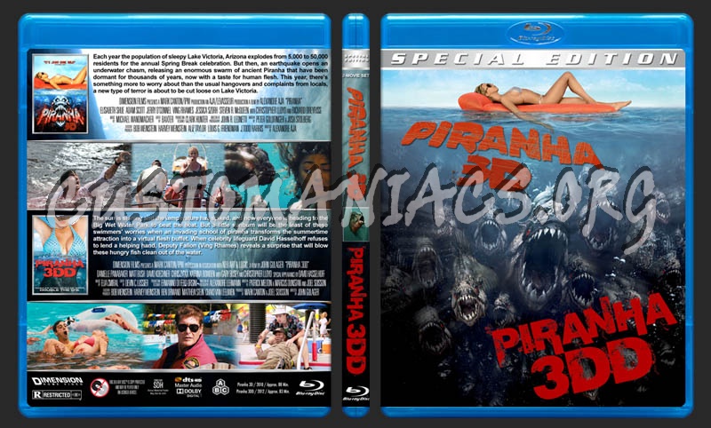 Piranha Double Feature blu-ray cover