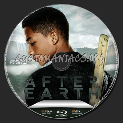 After Earth blu-ray label