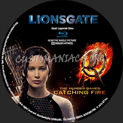 The Hunger Games: Catching Fire dvd label