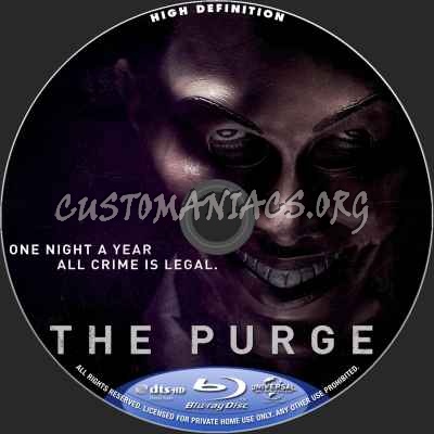 The Purge blu-ray label
