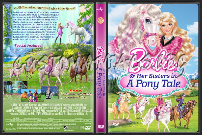 Barbie & Her Sisters in A Pony Tale dvd cover