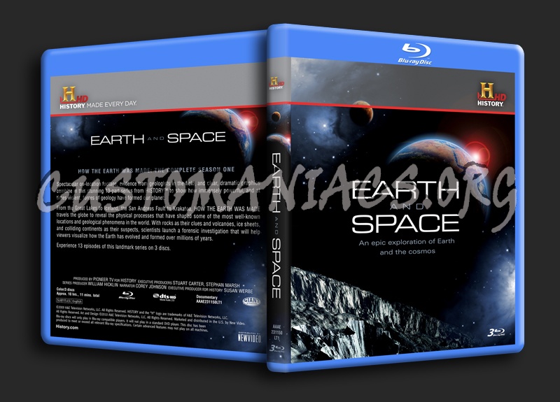 Earth and Space How the Earth was Made Season 1 blu-ray cover