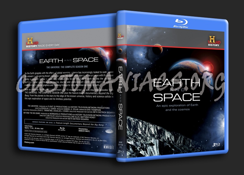 Earth and Space The Universe Season 1 blu-ray cover