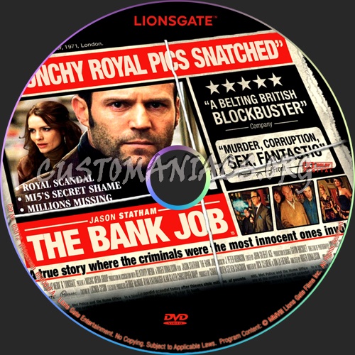 The Bank Job dvd label