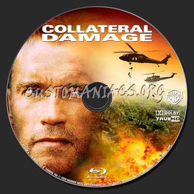 Collateral Damage blu-ray label