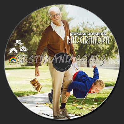 Bad Grandpa dvd label
