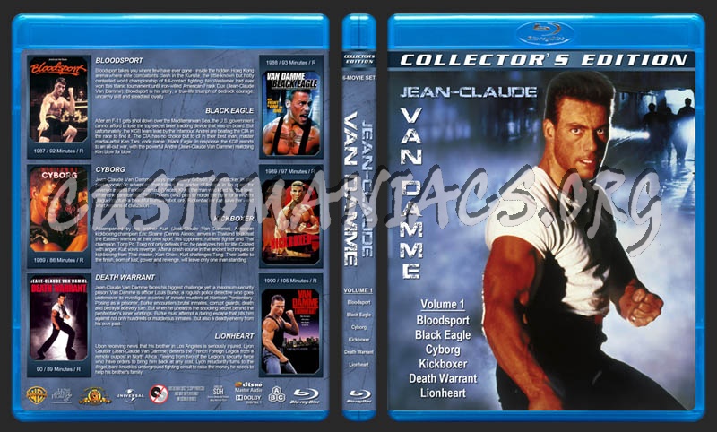 Jean-Claude Van Damme Collection - Volume 1 blu-ray cover