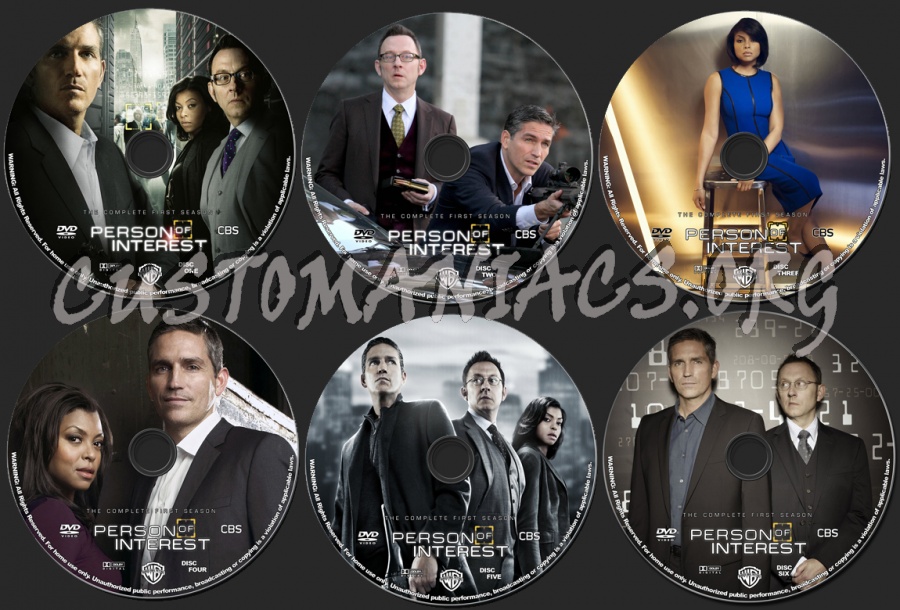 Person of Interest - Season 1 dvd label