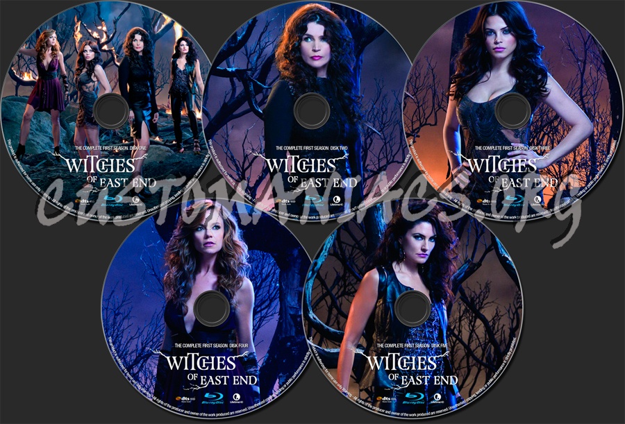 Witches of East End season 1 blu-ray label