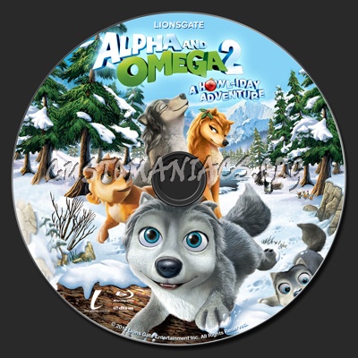 Alpha and Omega 2 A Howl-iday Adventure blu-ray label