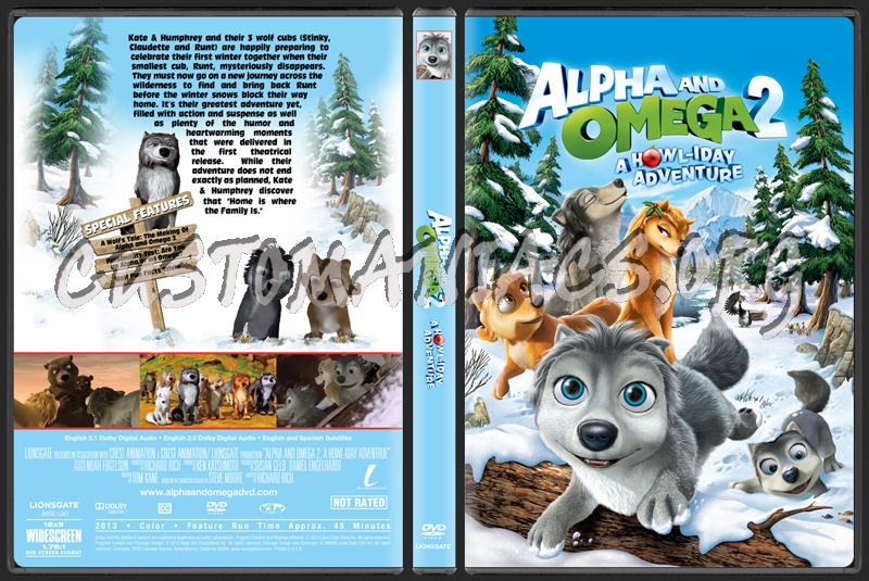 Alpha and Omega 2 A Howl-iday Adventure dvd cover