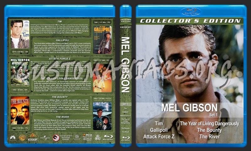 Mel Gibson Collection - Set 1 blu-ray cover