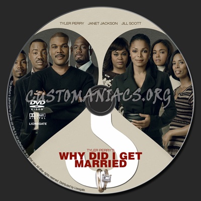 Why Did I Get Married dvd label