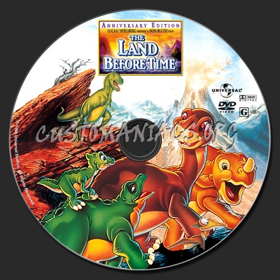 The Land Before Time I dvd label