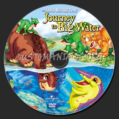 The Land Before Time IX Journey To Big Water dvd label