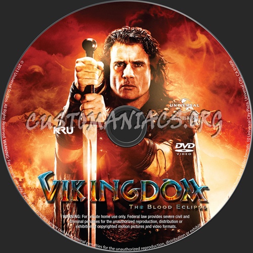 Vikingdom The Blood Eclipse dvd label