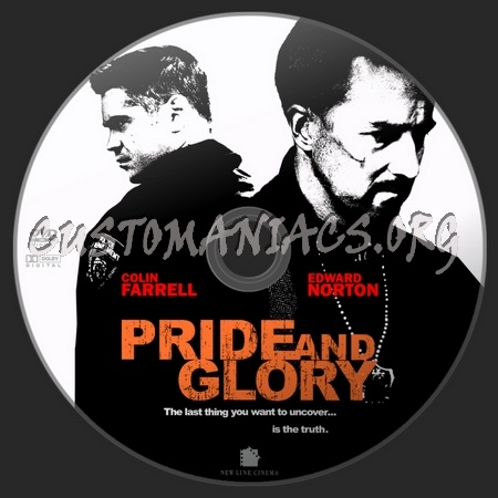 Pride And Glory dvd label