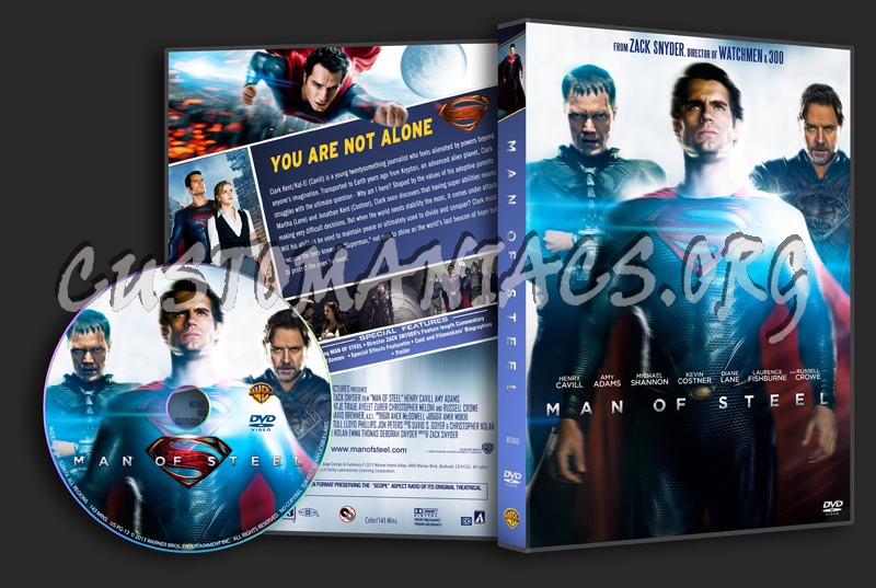 Man Of Steel dvd cover