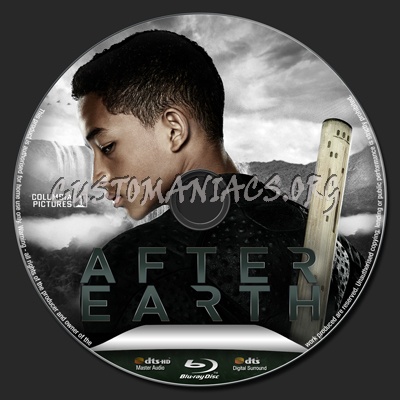 After Earth blu-ray label