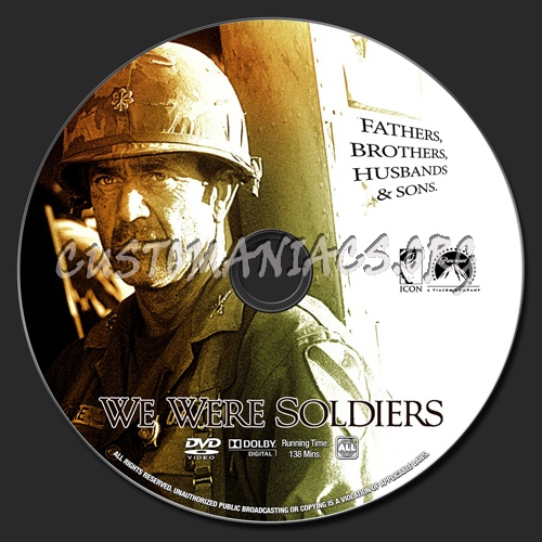 We Were Soldiers dvd label