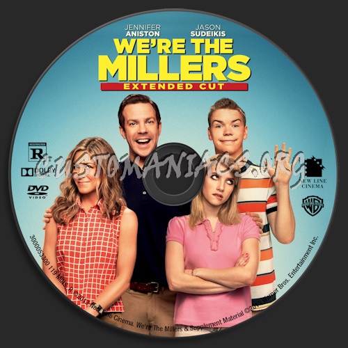 We're The Millers dvd label