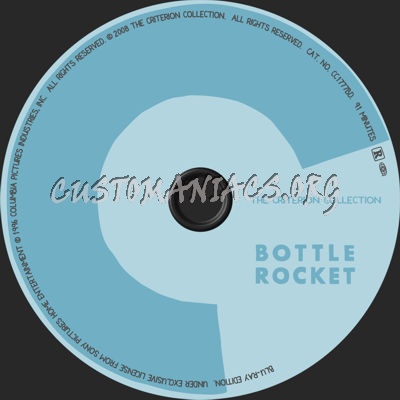 450 - Bottle Rocket dvd label