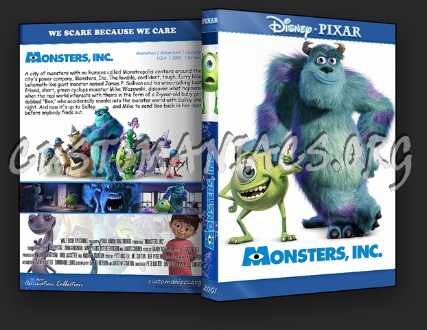 Monsters, Inc. - Animation Collection dvd cover