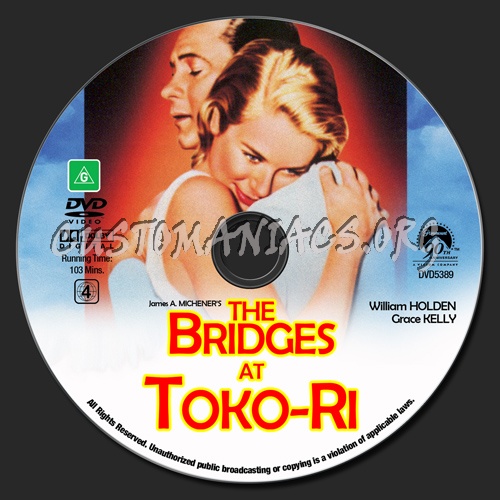 The Bridges At Toko-Ri dvd label